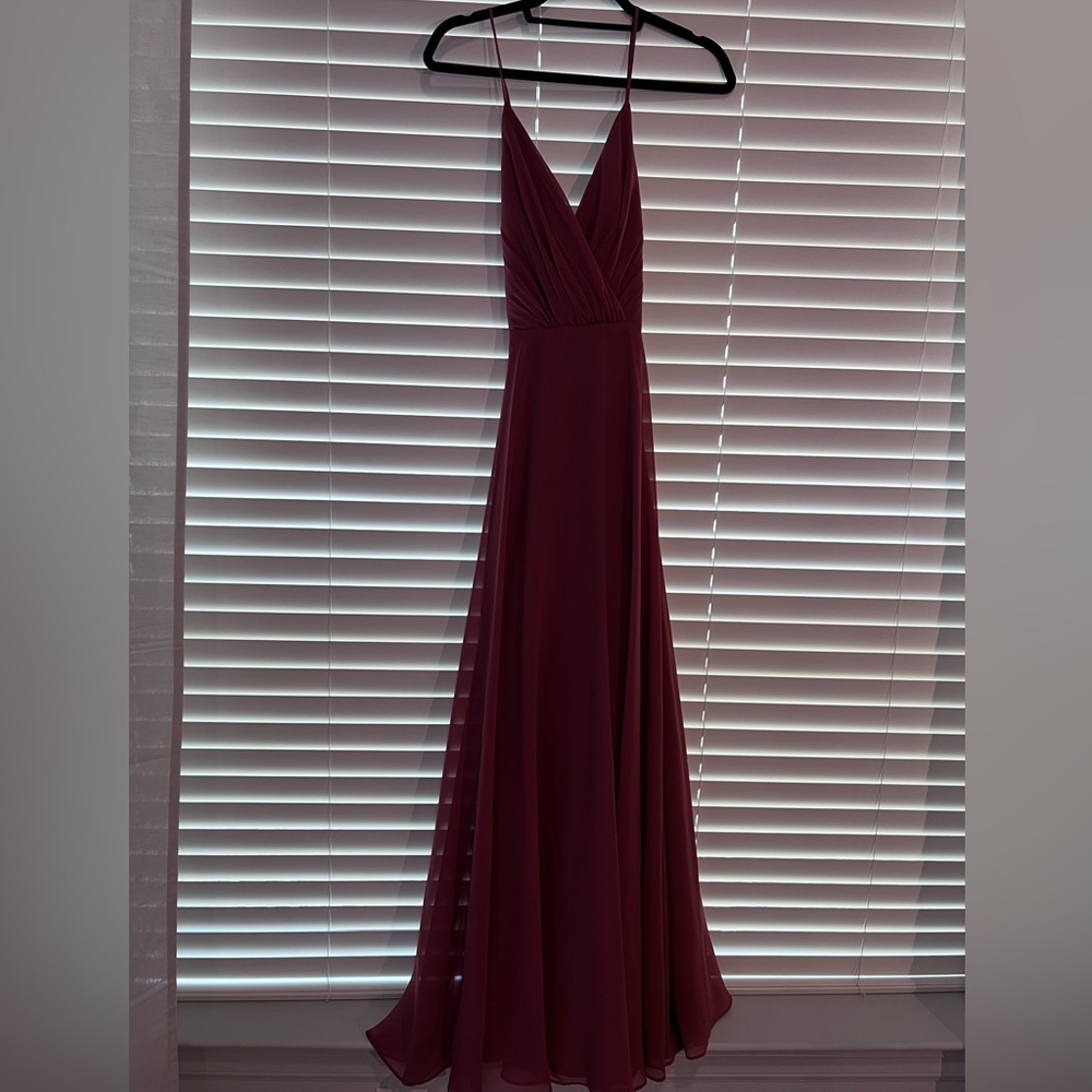 Rust Orange Bridesmaid or Guest Dress - Size 4